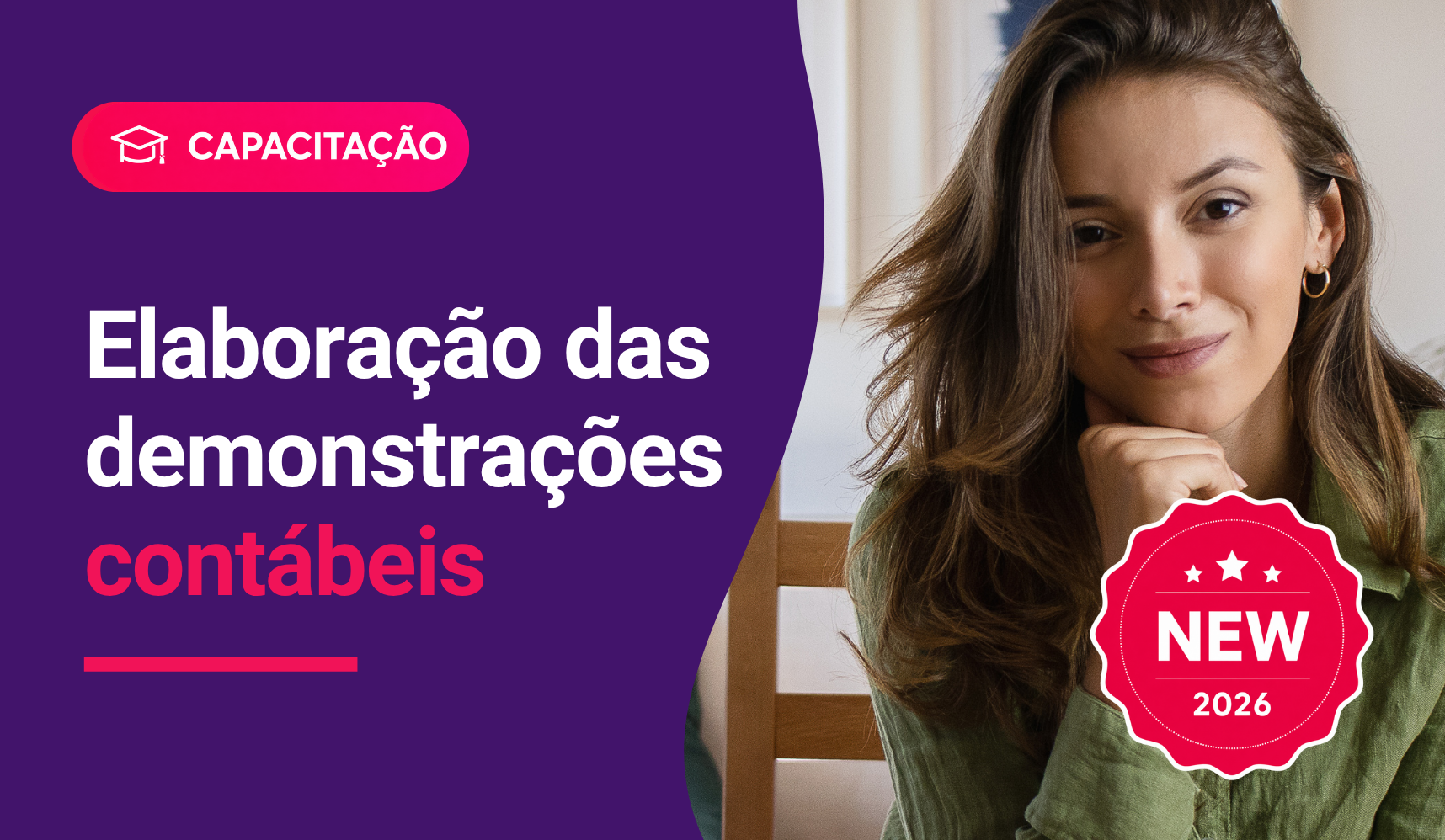 Capacita��o Cont�bil - Elabora��o das Demonstra��es Financeiras - Turma XVI -  Data de in�cio: 30/07/2026   