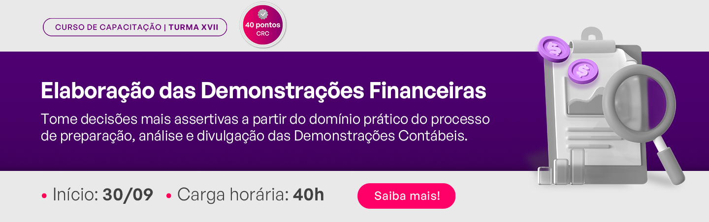 Elabora��o das Demonstra��es Financeiras - Turma XVII